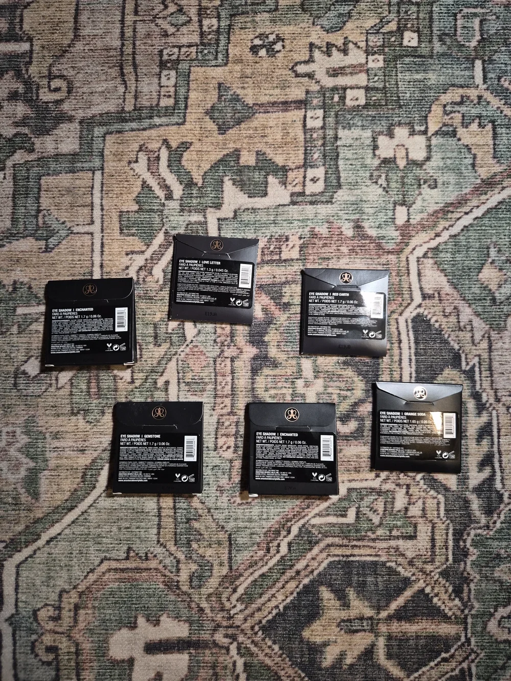 Anastasia Beverly Hills Eyeshadow Single Pan Bundle Lot Mixed Shades Each 1.7g